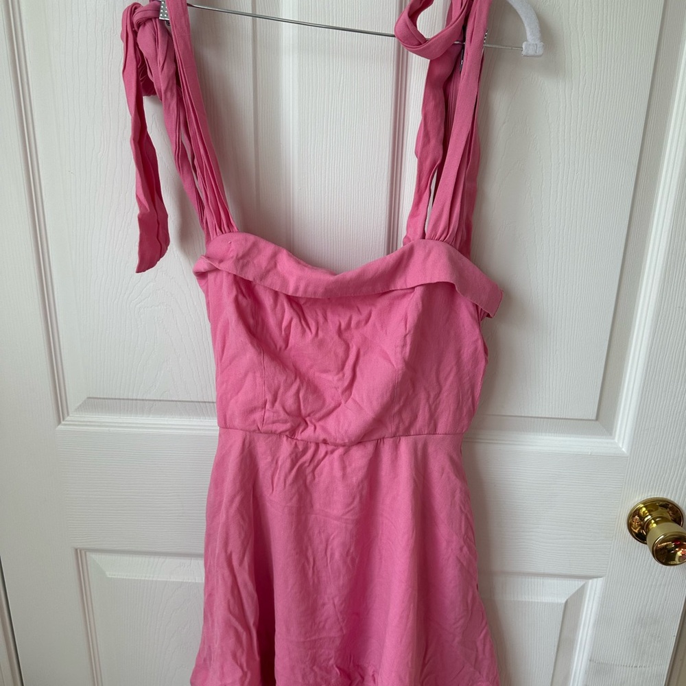 Francesca's Collections Pink Mini Dress